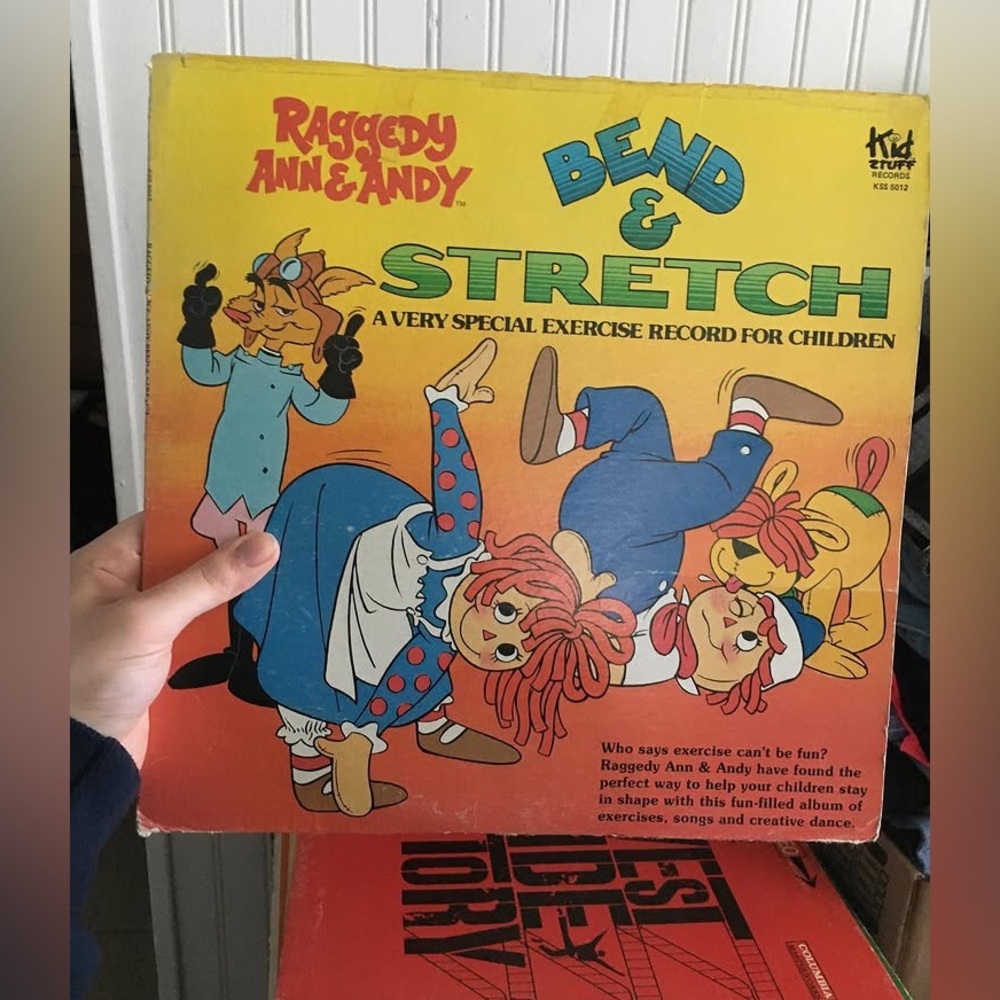 1980 Raggedy A N N and Andy vinyl record